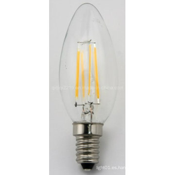 Candle C35 3.5W 120V LED lámparas de filamento